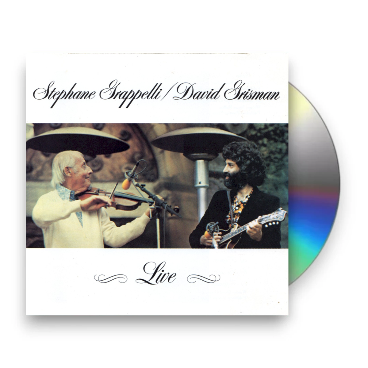 Packshot: Stephane Grappelli & David Grisman – Live CD | Relix