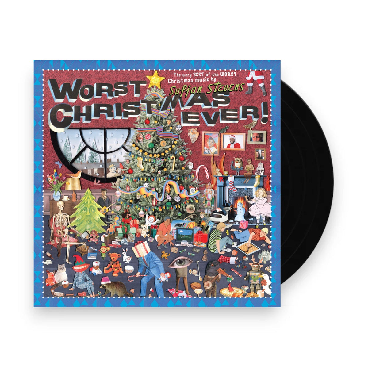 Packshot: Sufjan Stevens – Worst Christmas Ever (Rudolph Red LP Vinyl) Vinyl LP | Relix