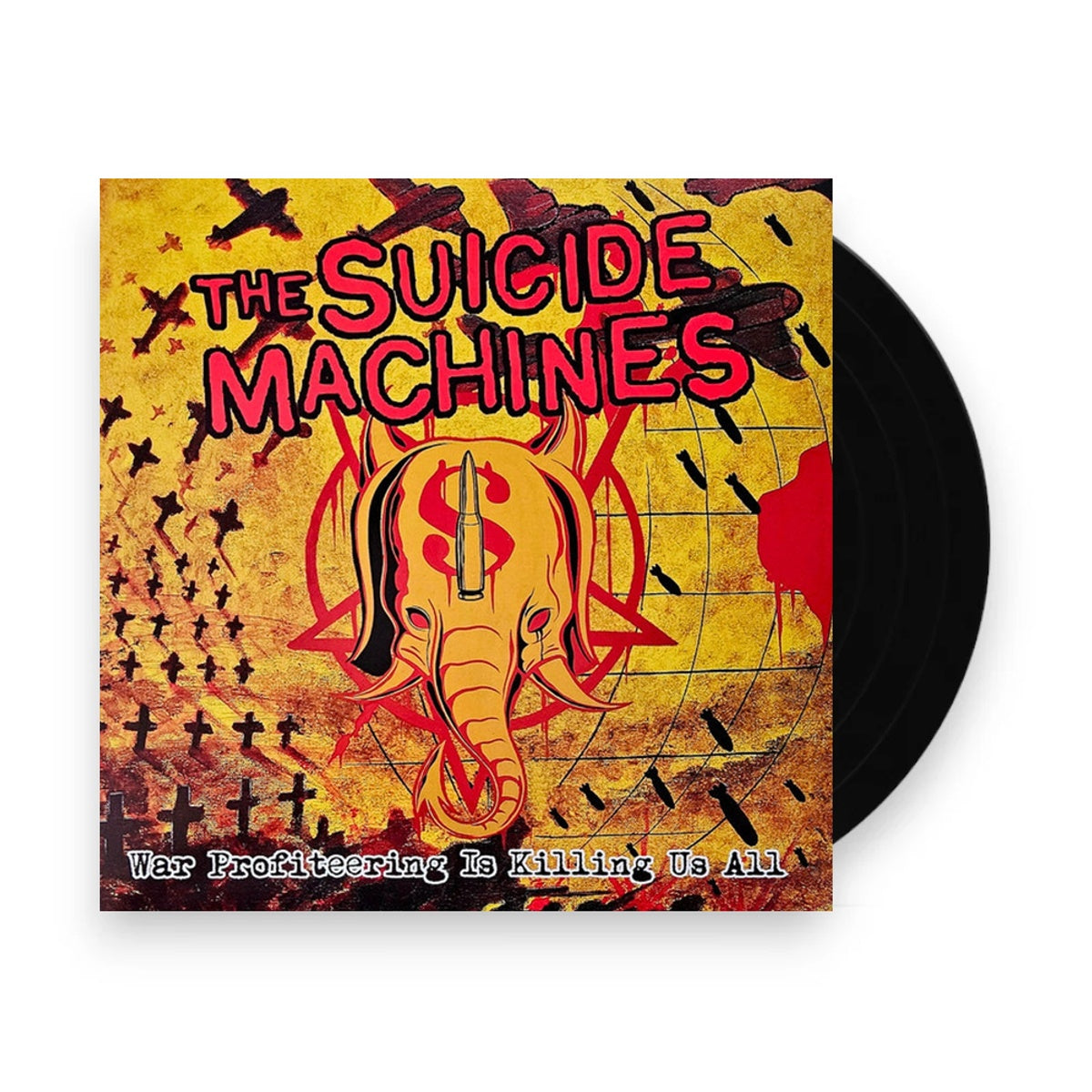 Packshot: Suicide Machines – War Profiteering Is Killing Us All (Colored, Red LP Vinyl) Vinyl LP | Relix