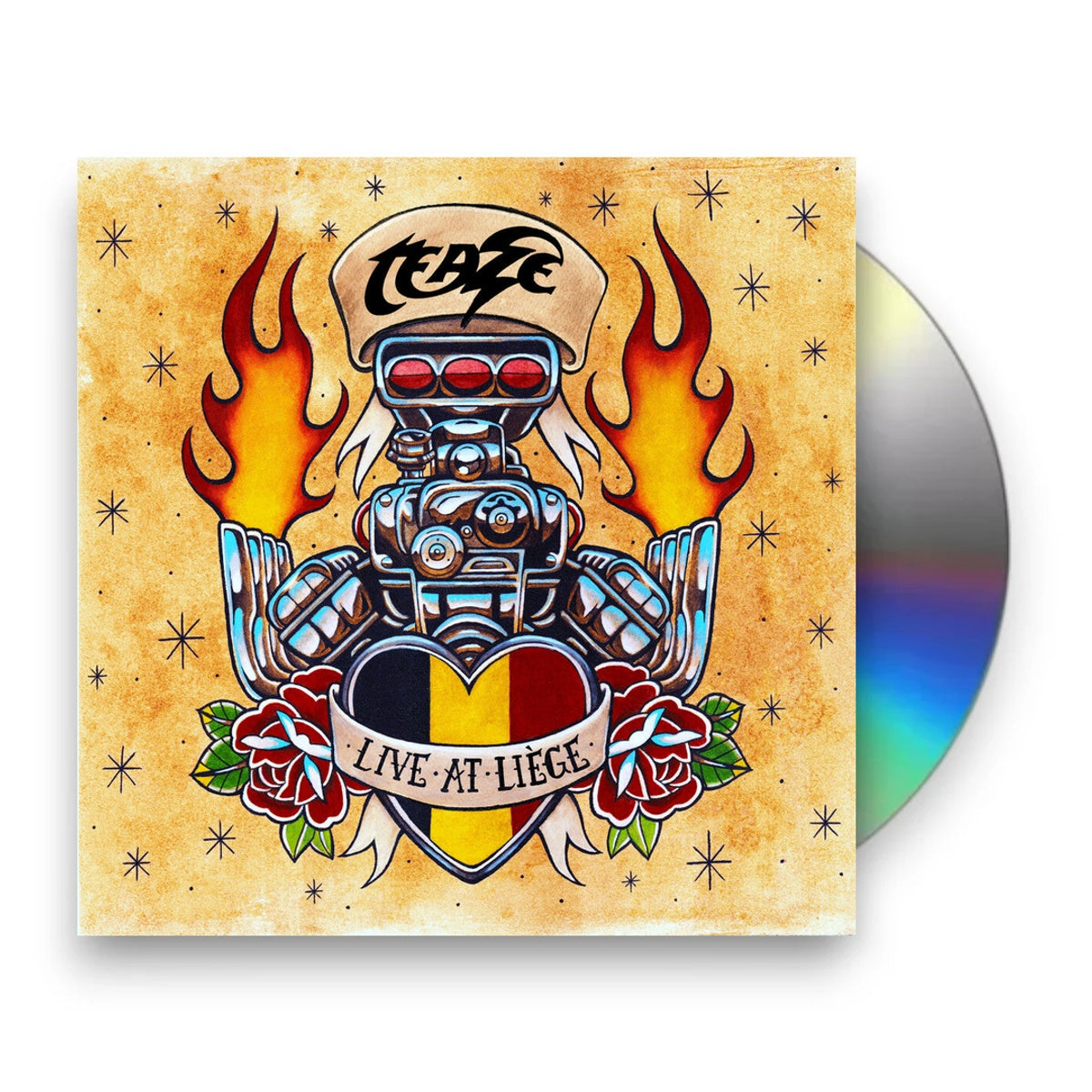 Packshot: Teaze – Live At Liege (CD) CD | Relix