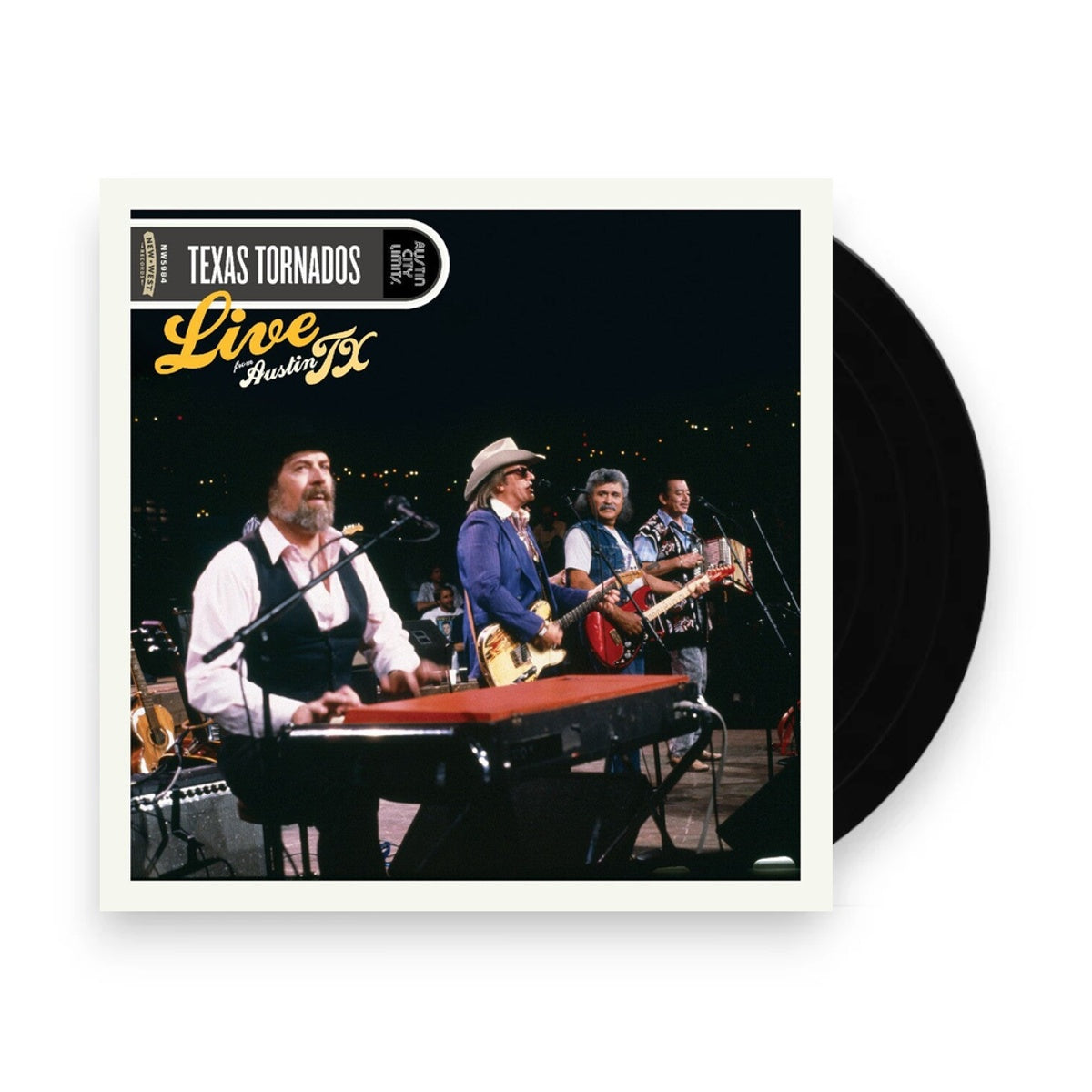 Packshot: Texas Tornados – Live From Austin, Tx (Gate, Stic LP Vinyl) Vinyl LP | Relix