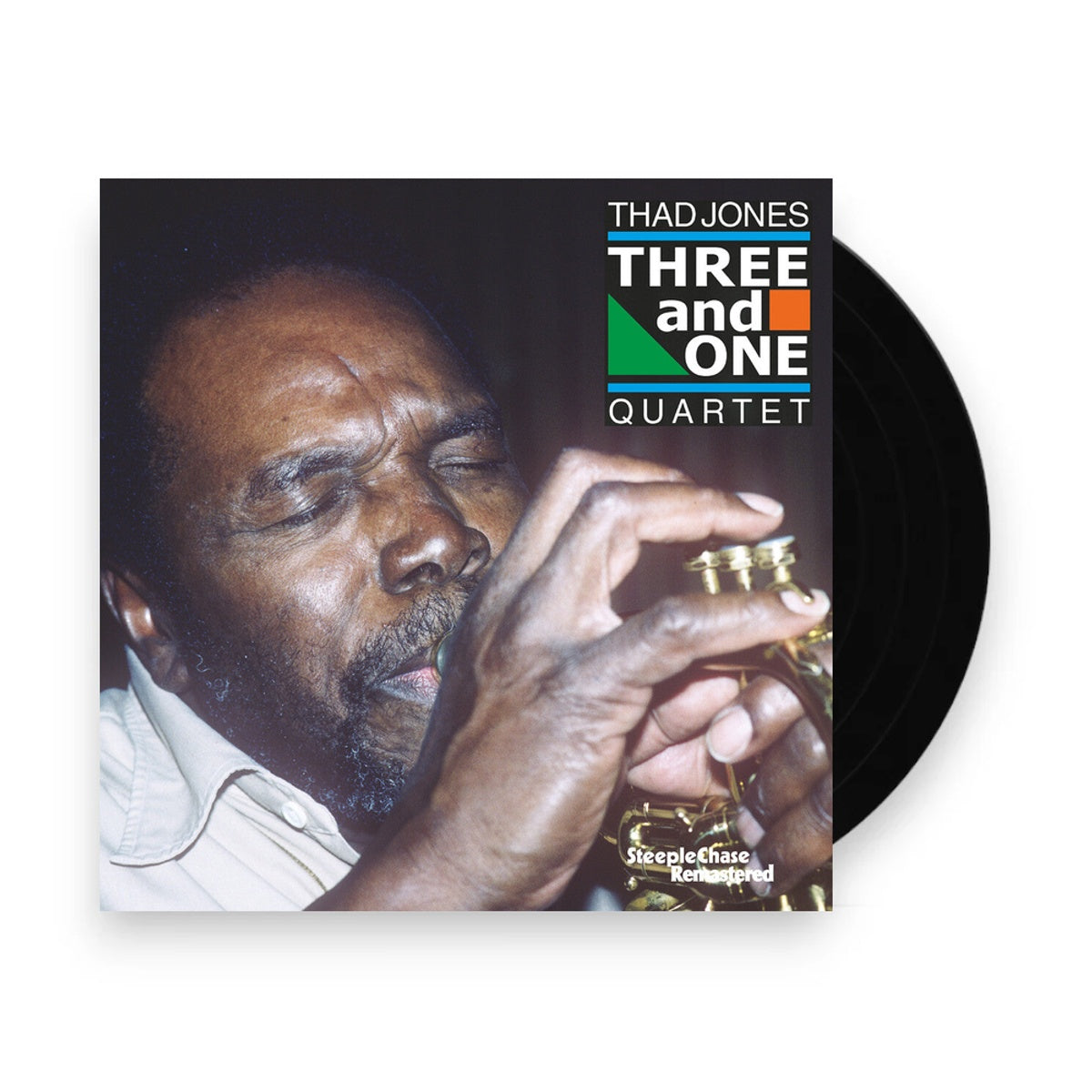 Packshot: Thad / Ole Kock Hansen / Jesper Lundgaard / Ed Thigpen Jones – Thad Jones Quartet: Three & One Vinyl LP | Relix