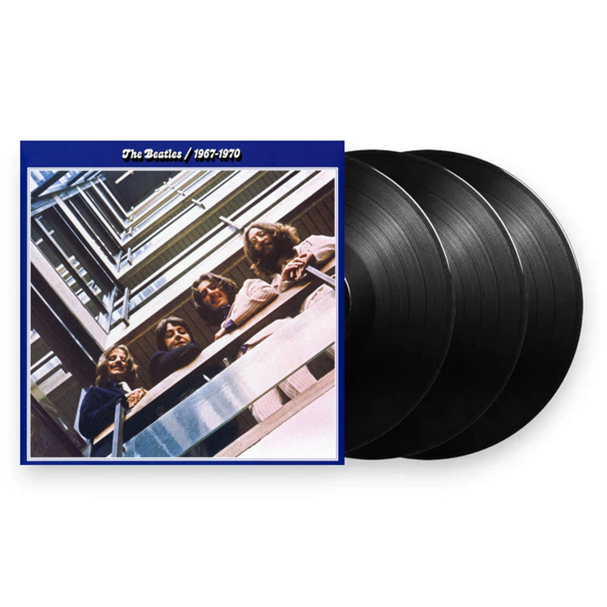 Packshot: The Beatles – 1967-1970 (The Blue Album): 2023 Edition (Half-Speed 3-LP Vinyl) Vinyl LP | Relix
