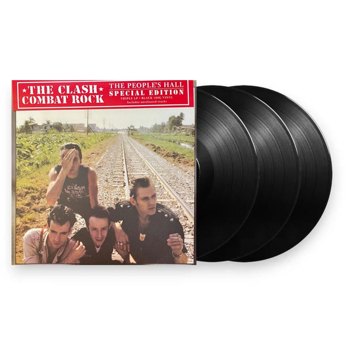 Packshot: The Clash – Combat Rock: People's Hall Special Edition (3-LP Vinyl) Vinyl LP | Relix