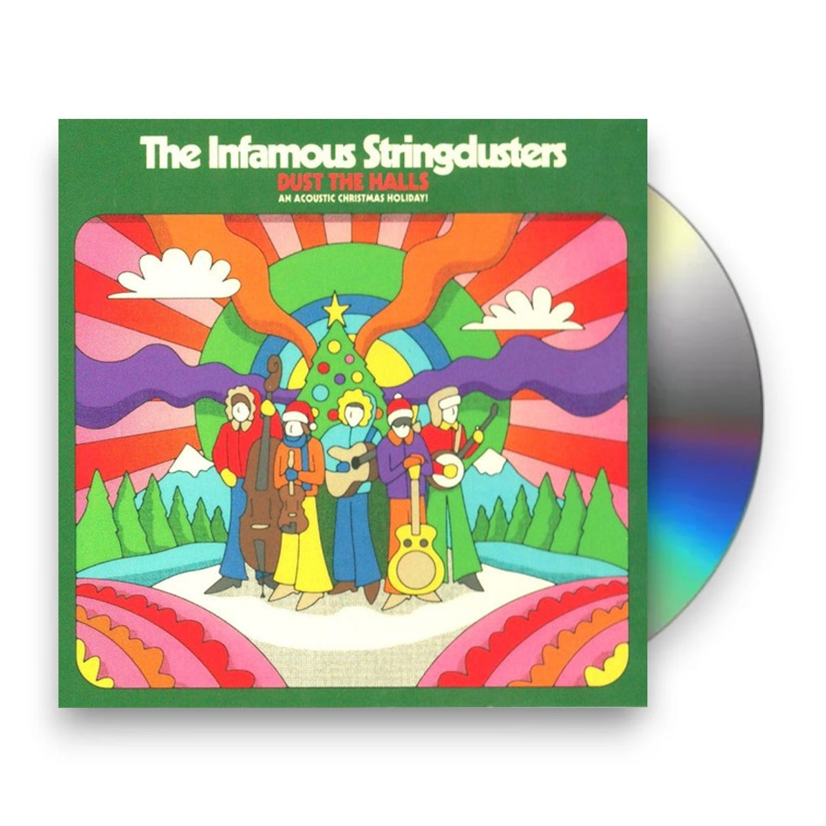 Packshot: The Infamous Stringdusters – Dust The Halls: An Acoustic Christmas Holiday! CD | Relix