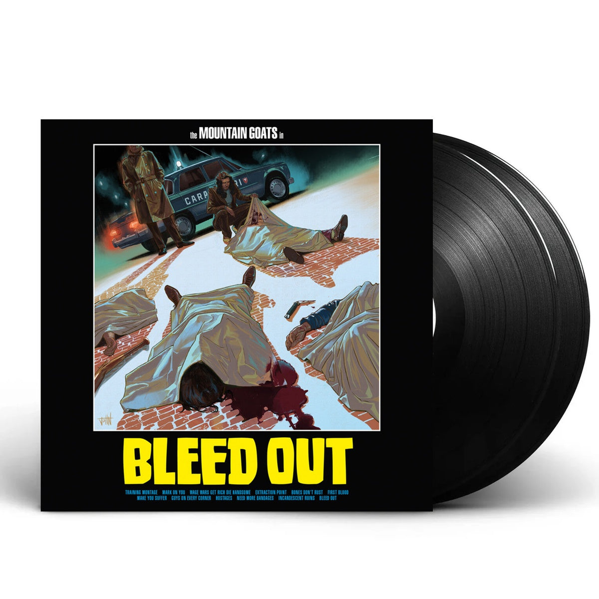 Packshot: The Mountain Goats – Bleed Out (Yellow LP Vinyl) Vinyl LP | Relix