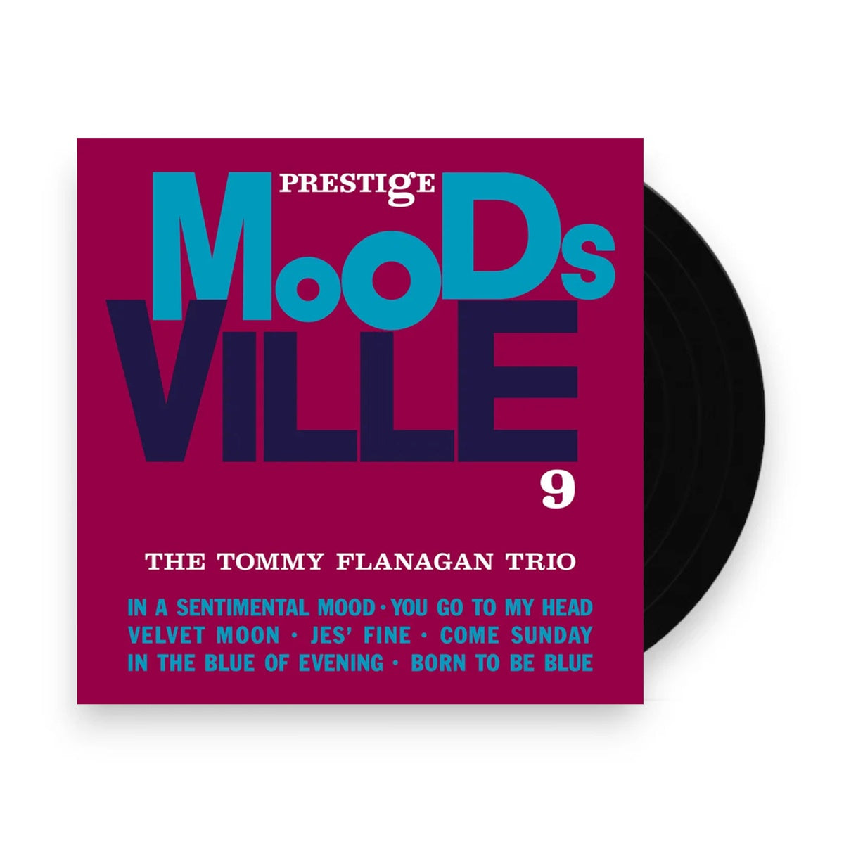 Packshot: The Tommy Flanagan Trio – The Tommy Flanagan Trio, Vol. 9 - Moodsville Series (180g Black with tip-on jacket LP Vinyl) Vinyl LP | Relix