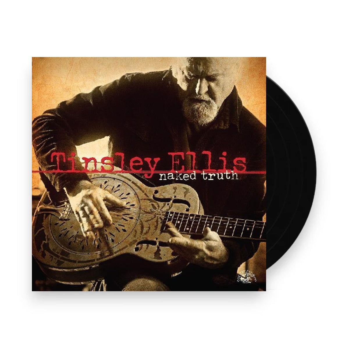 Packshot: Tinsley Ellis – Naked Truth (Colored, Gol LP Vinyl) Vinyl LP | Relix