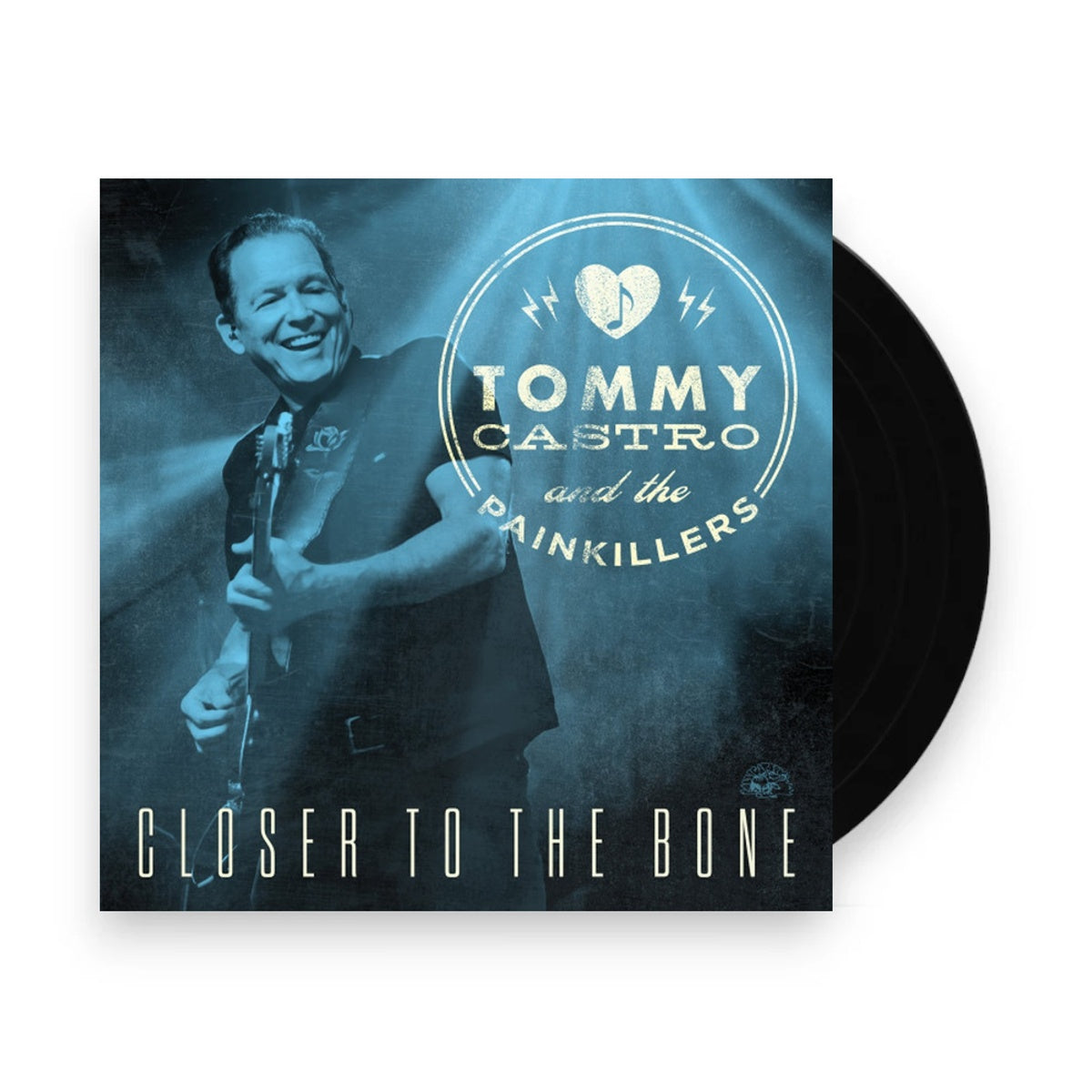 Packshot: Tommy Castro – Closer To The Bone (Clear Blue LP Vinyl) Vinyl LP | Relix
