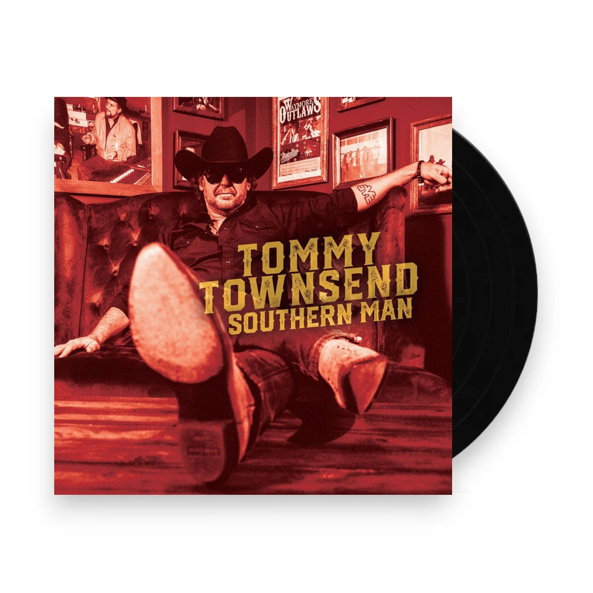Packshot: Tommy Townsend & Waylon Jennings – Southern Man  (RSD Black Friday 2022 LP Vinyl) Vinyl LP | Relix