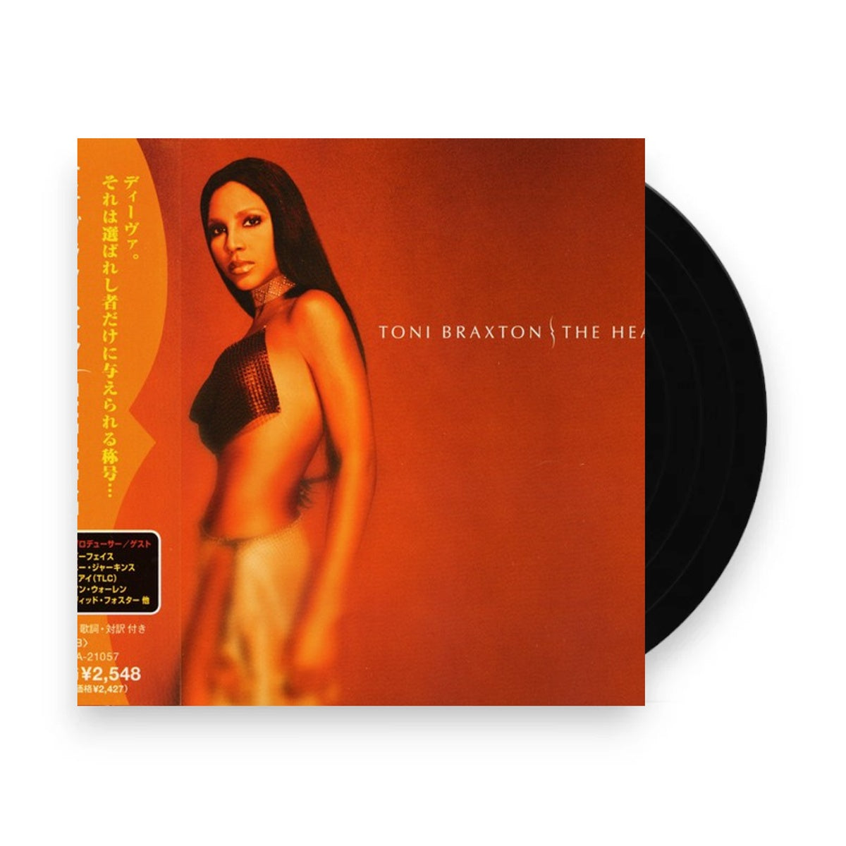 Packshot: Toni Braxton – The Heat Vinyl LP | Relix