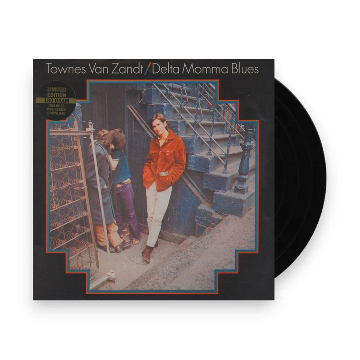 Packshot: Townes Van Zandt – Delta Momma Blues (180 Gram LP Vinyl) Vinyl LP | Relix