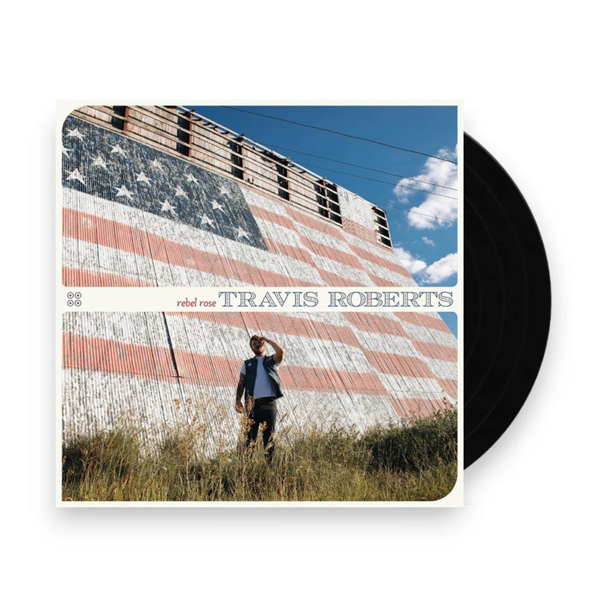 Packshot: Travis Roberts – Rebel Rose (Red LP Vinyl) Vinyl LP | Relix