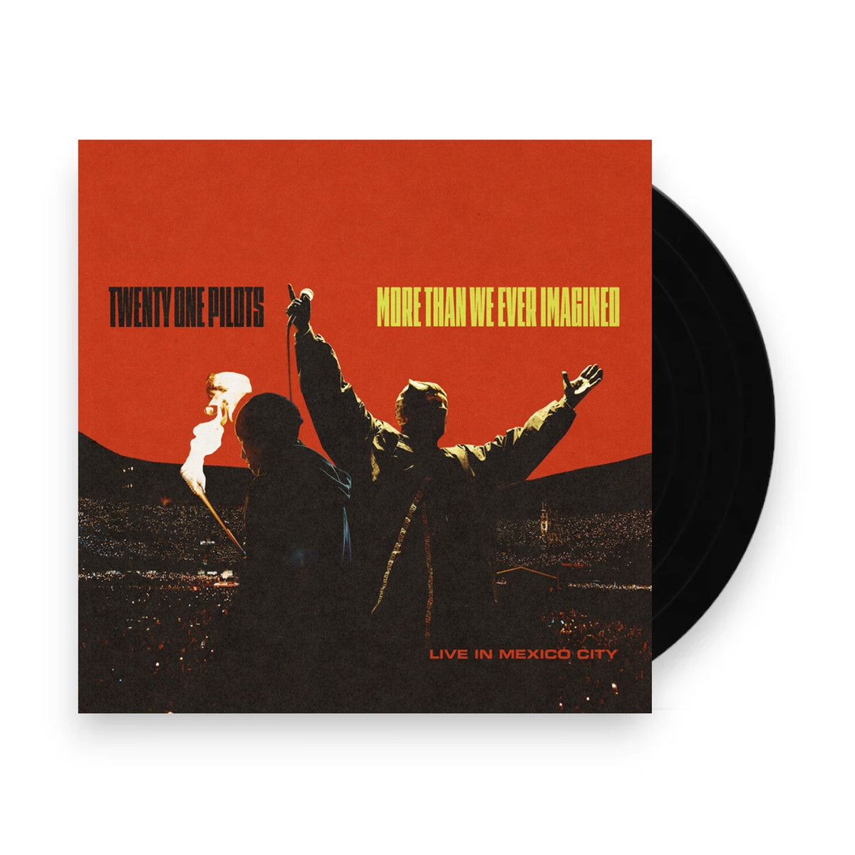 Packshot: Twenty One Pilots – More Than We Ever Imagined (Live In Mexico City, Red LP Vinyl) Vinyl LP | Relix