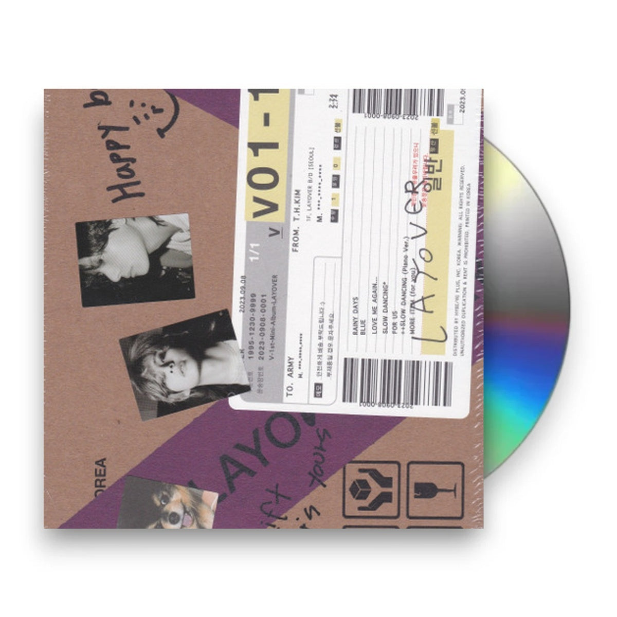 Packshot: V (BTS) – V 'Layover' (3 CD) CD | Relix