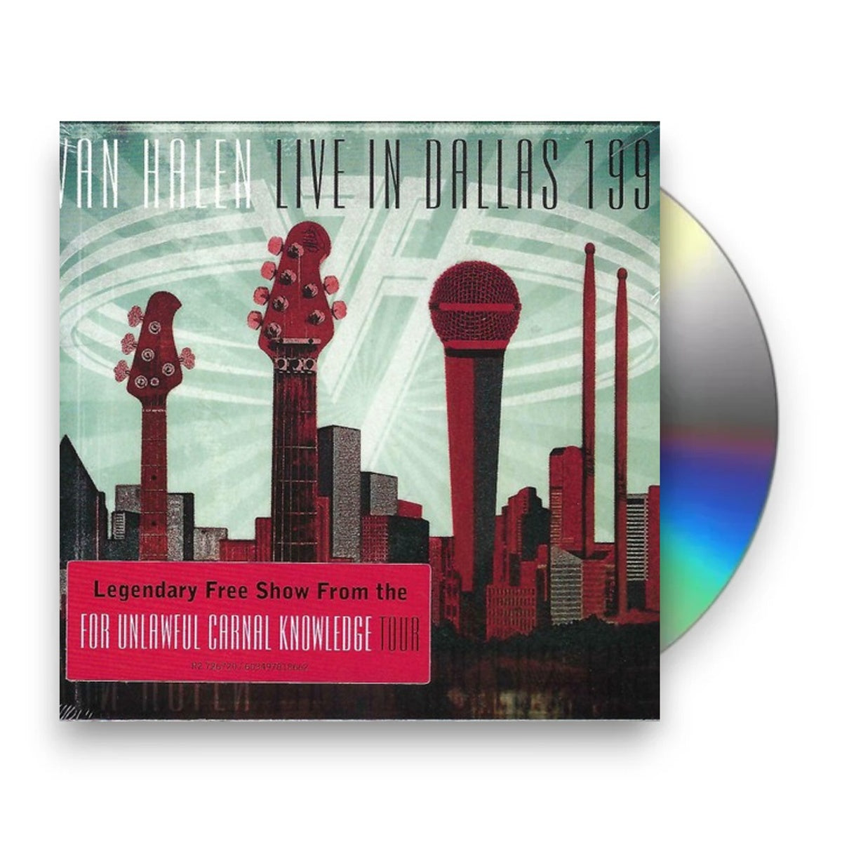 Packshot: Van Halen – Live In Dallas 1991 CD | Relix