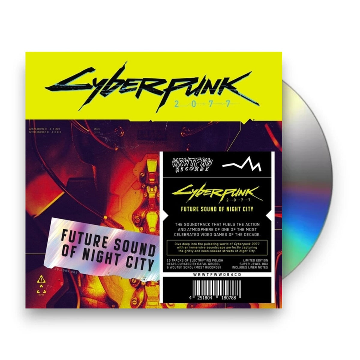 Packshot: Various Artists – Cyberpunk 2077: Future Sound of Night City CD | Relix