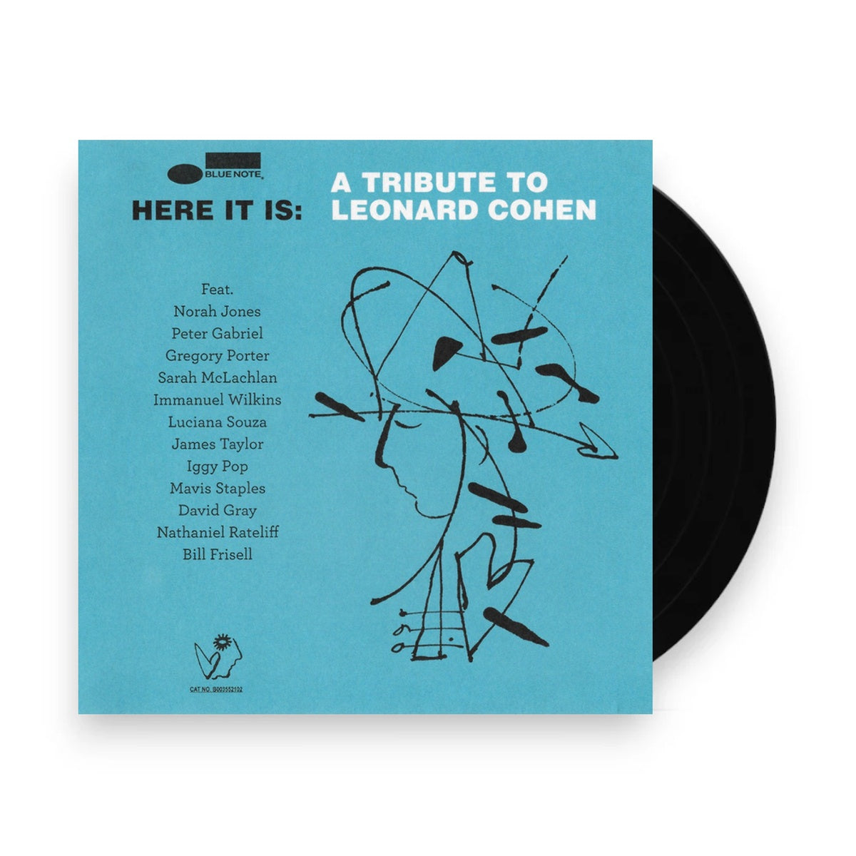 Packshot: Various Artists – Here It Is: A Tribute To Leonard Cohen Vinyl LP | Relix