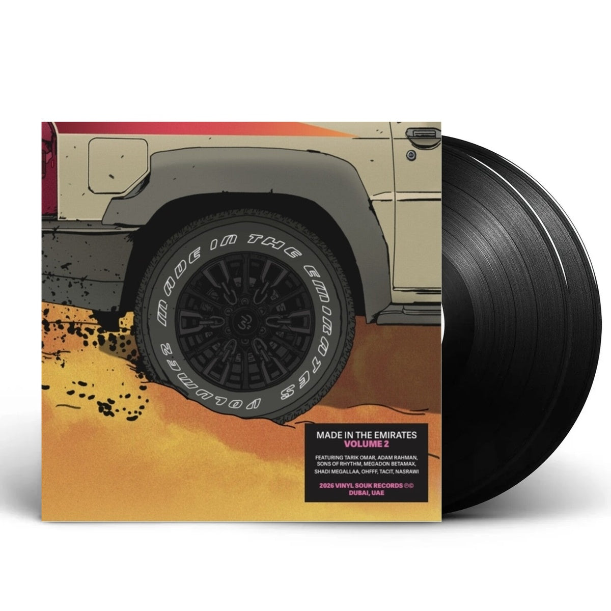 Packshot: Various Artists – Made in the Emirates: Volume 2 (2-LP Vinyl) Vinyl LP | Relix