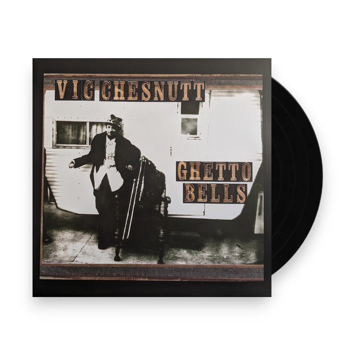 Packshot: Vic Chesnutt – Ghetto Bells: Reissue (Limited Edition Brown and Black Split Color LP Vinyl) Vinyl LP | Relix