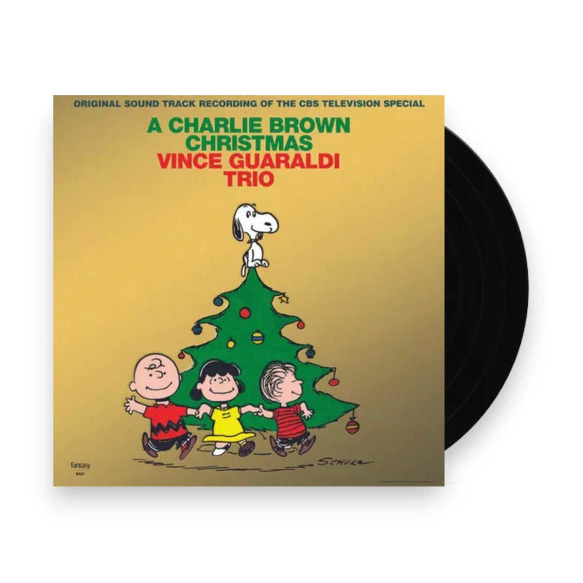 Packshot: Vince Guaraldi Trio – A Charlie Brown Christmas (Limited Edition 2022 Gold Foil Edition LP Vinyl) Vinyl LP | Relix