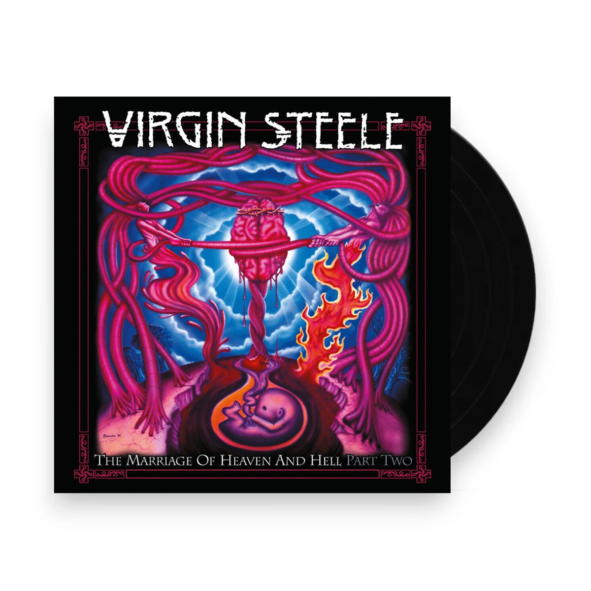 Packshot: Virgin Steele – Marriage Of Heaven & Hell Part Two - Red Vinyl LP | Relix