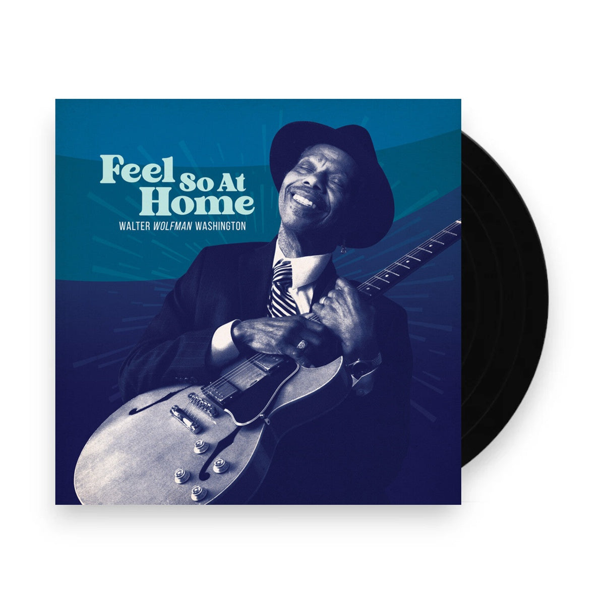 Packshot: Walter Washington  Wolfman – Feel So At Home (Blk, 180 Gram LP Vinyl) Vinyl LP | Relix