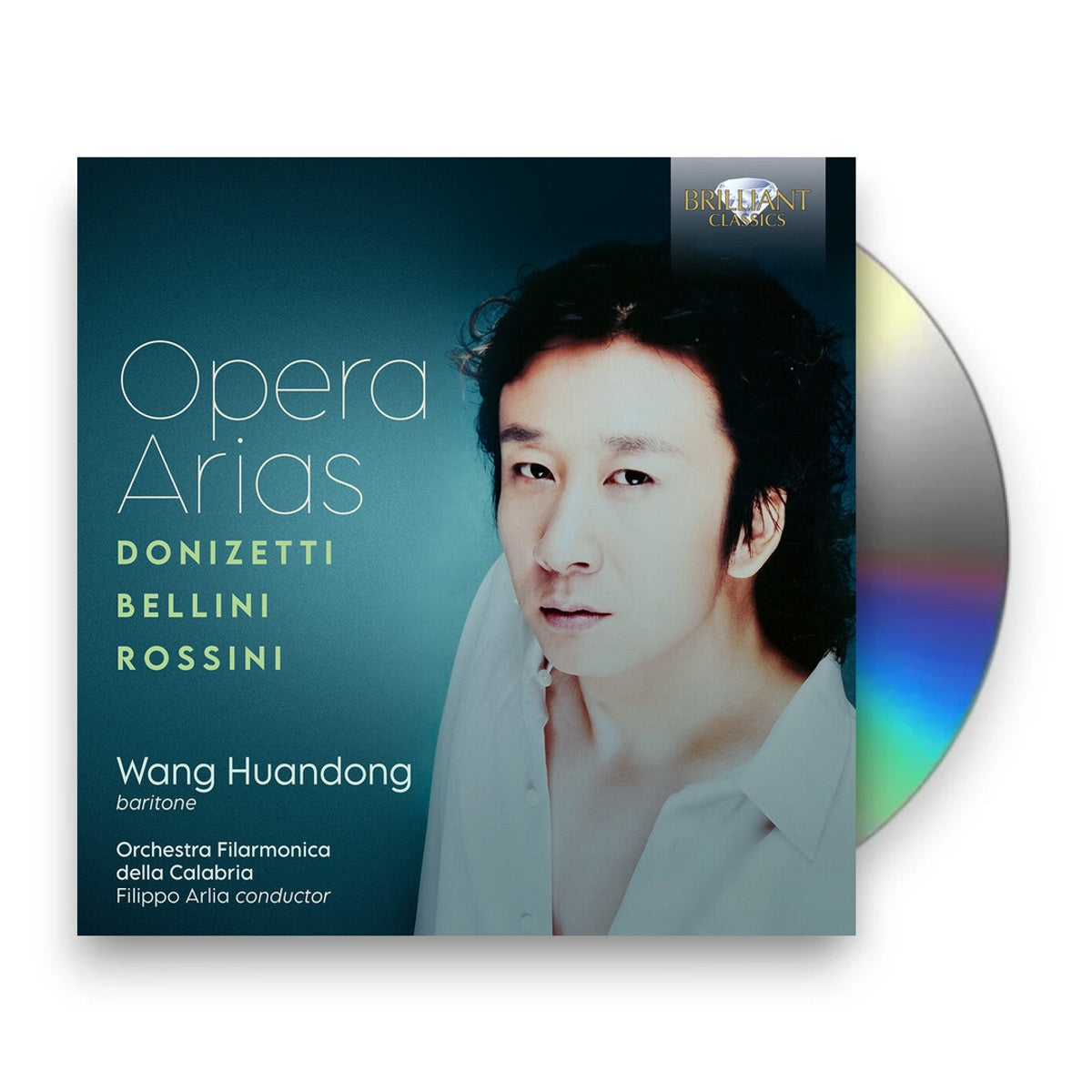 Packshot: Wang Huandong – Donizetti Bellini Rossini: Opera Arias CD | Relix