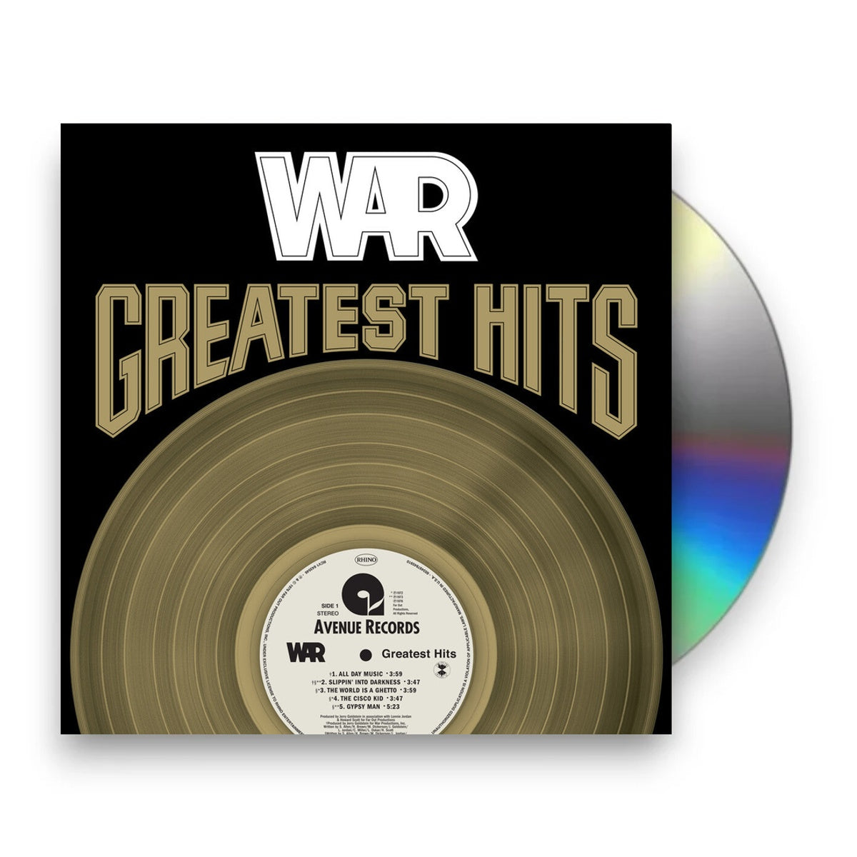Packshot: War – Greatest Hits CD | Relix