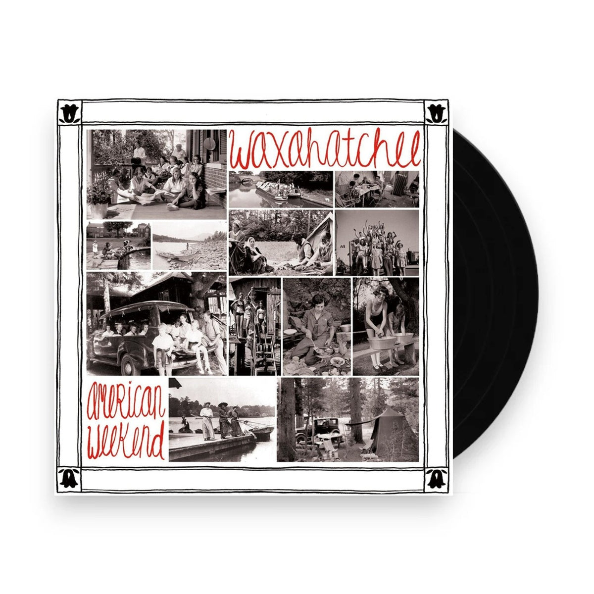 Packshot: Waxahatchee – American Weekend - Red/White Swirl Vinyl (Colored LP Vinyl) Vinyl LP | Relix