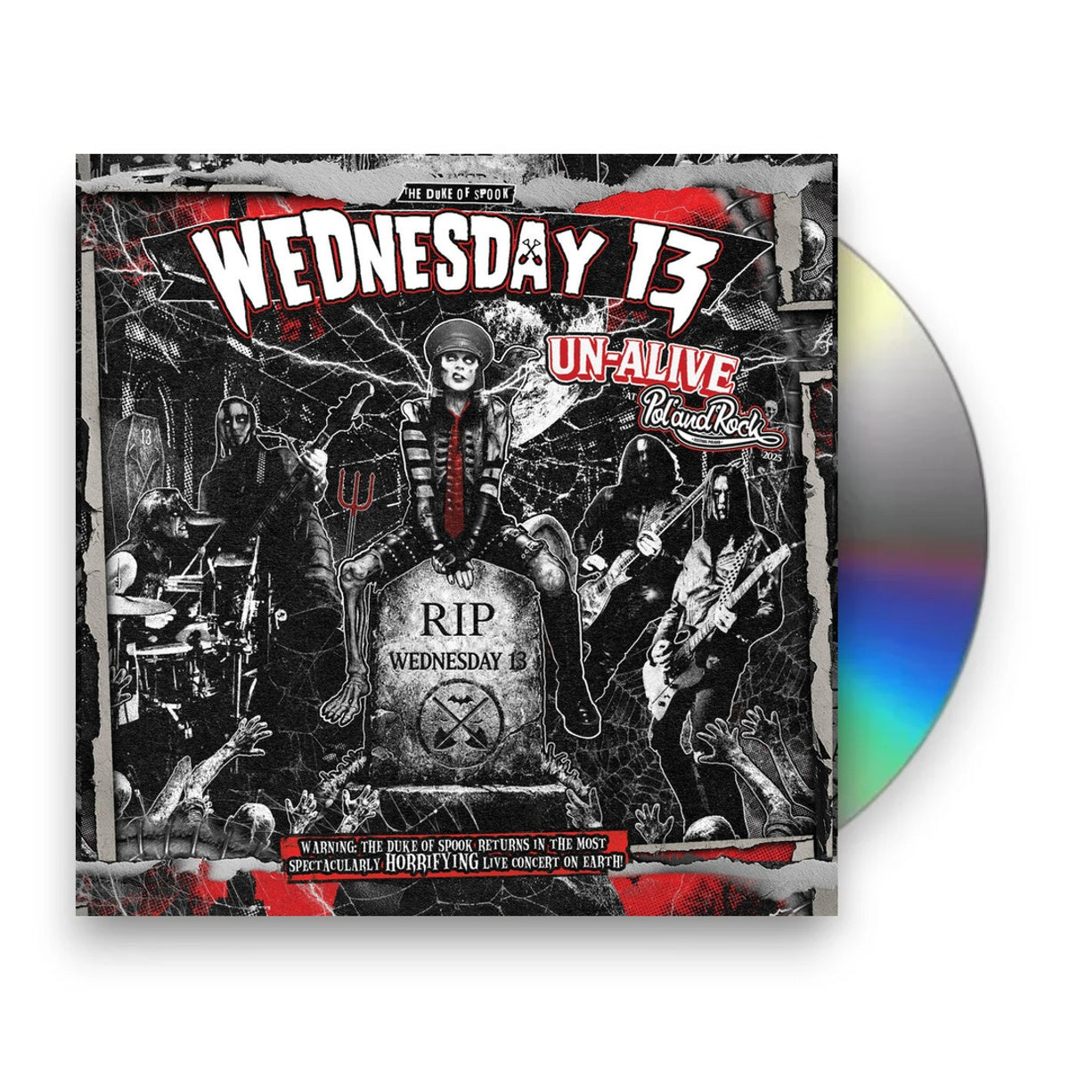 Packshot: Wednesday 13 – Un-Alive From Pol'and'rock 2025 (CD) CD | Relix