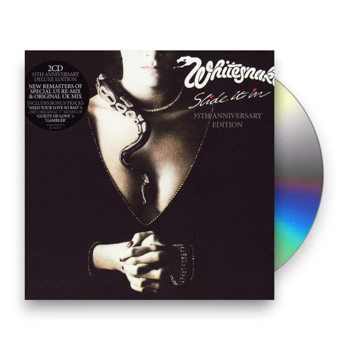 Packshot: Whitesnake – Slide It In: 35th Anniversary Edition (Deluxe 2-CD) CD | Relix
