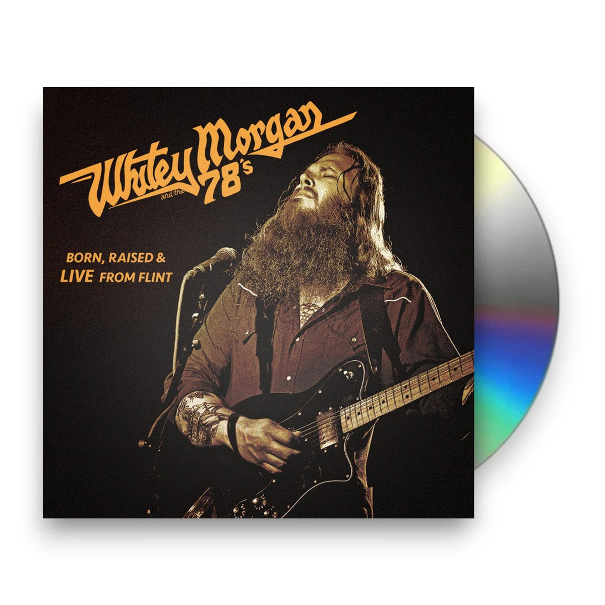 Packshot: Whitey Morgan & The 78S – Born Raised & Live from Flint CD | Relix