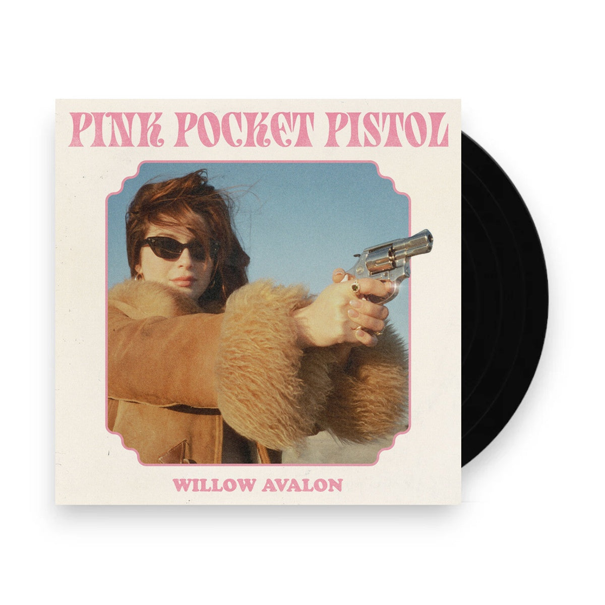 Packshot: Willow Avalon – Pink Pocket Pistol (Pink Glitter LP Vinyl) Vinyl LP | Relix