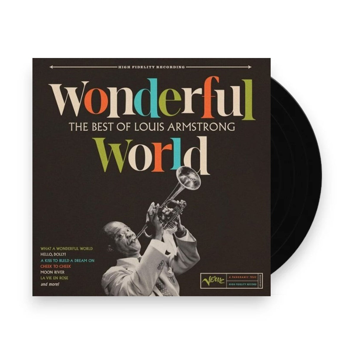 Packshot: Wonderful World: The Best Of Louis Armstrong (LP Vinyl) Vinyl LP | Relix