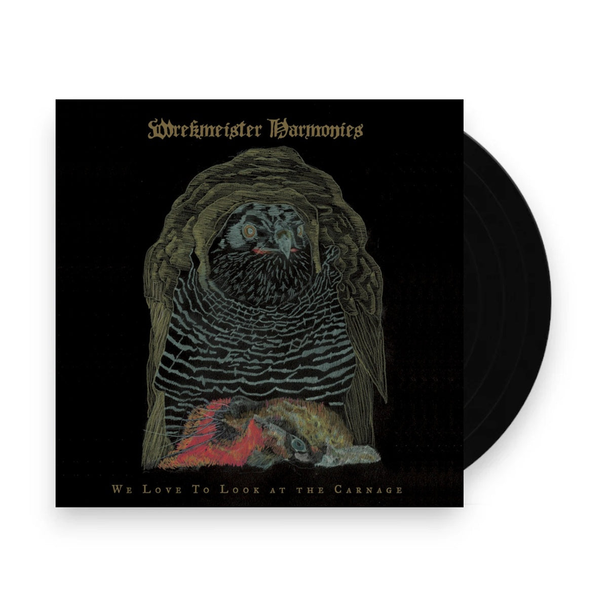 Packshot: Wrekmeister Harmonies – We Love To Look At The Carnage Vinyl LP | Relix
