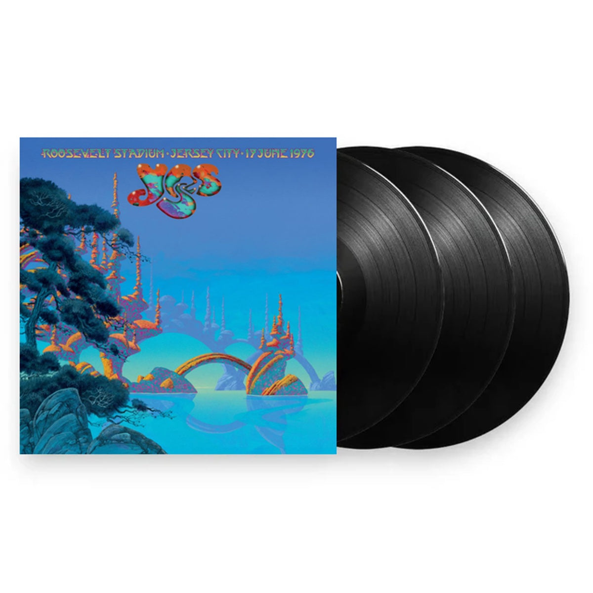 Packshot: Yes – Roosevelt Stadium, Jersey City (brick & Mortar Exclusive 3-LP Vinyl) Vinyl LP | Relix
