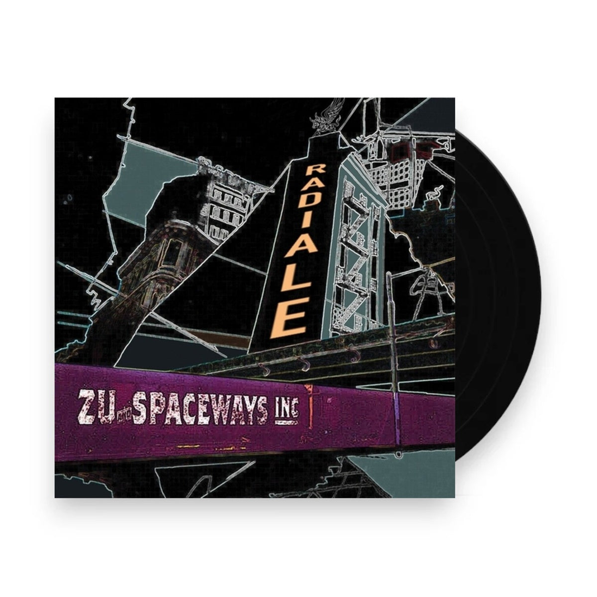 Packshot: Zu & Spaceways Inc. – Radiale (purple LP Vinyl) Vinyl LP | Relix