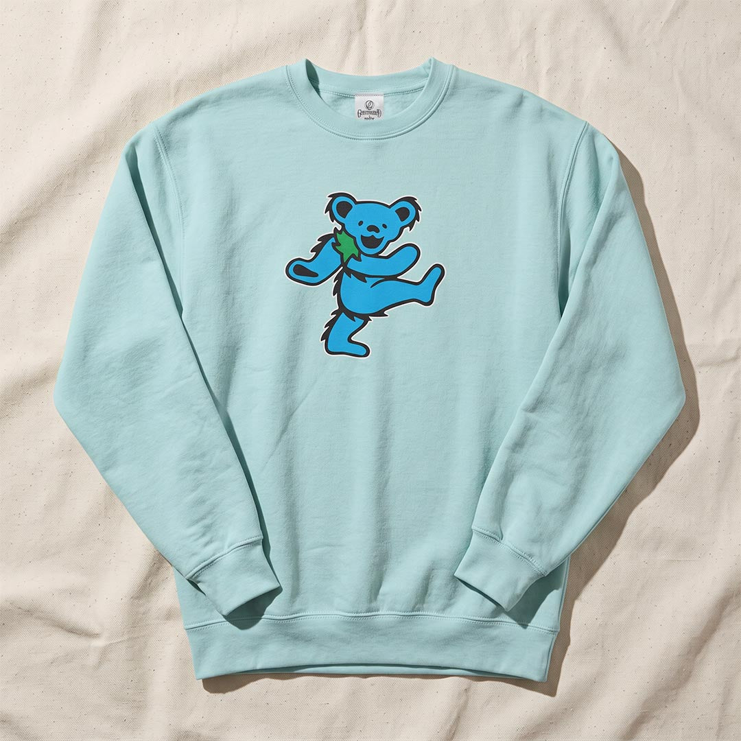 Grateful Dead Cyan Bear Sweatshirt - Mint