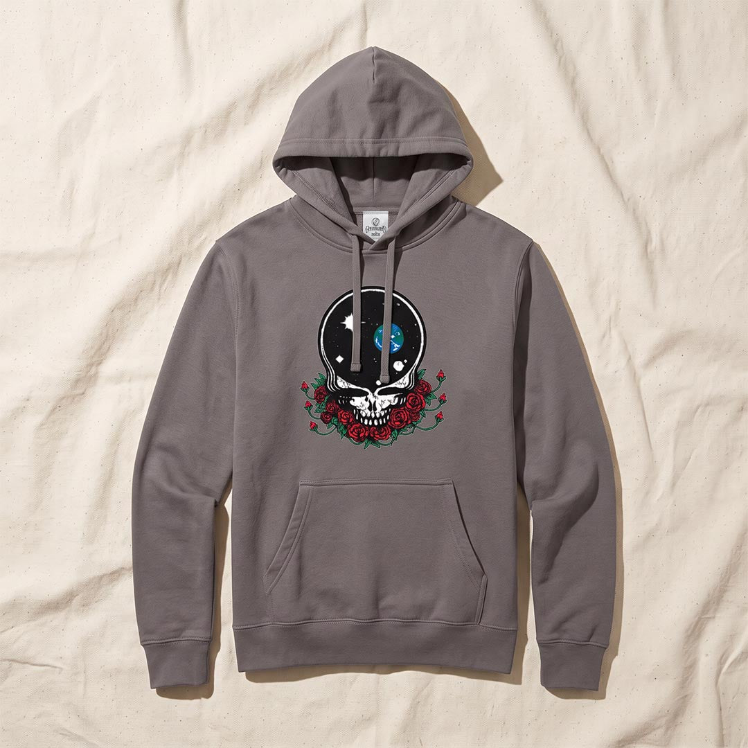 Space Your Face Hoodie in Pigment Black — Officially licensed Grateful Dead Hoodie from Relix