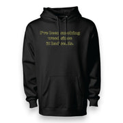 I've Been Smoking Weed Since It Had Seeds Hoodie - Detail