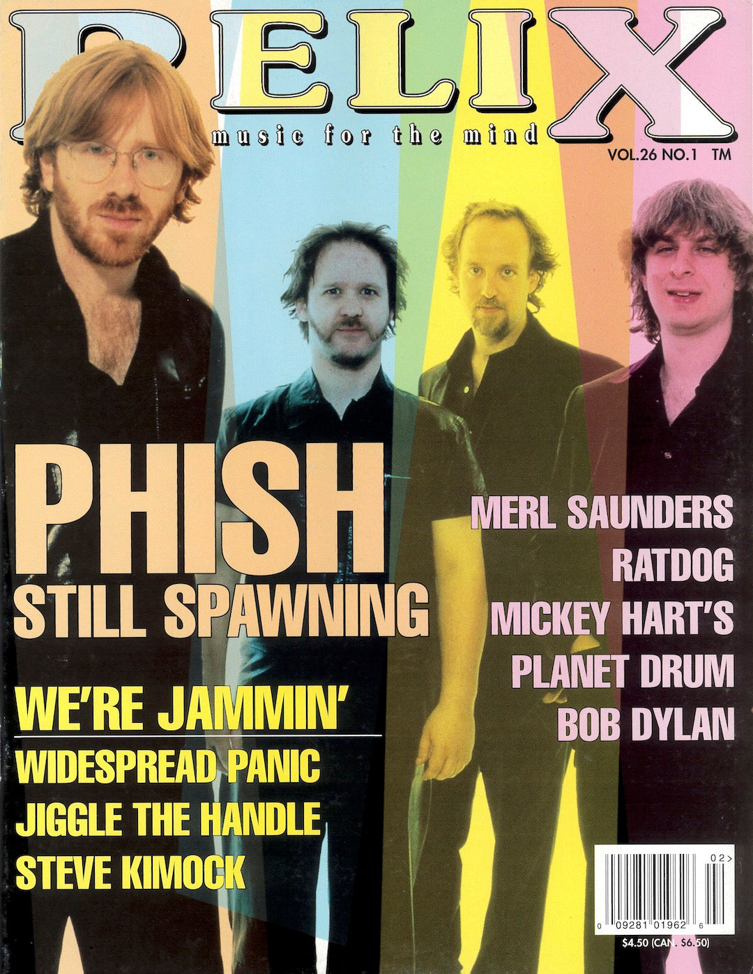 Phish - January/February 1999 Relix Issue