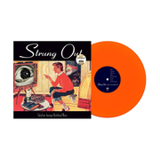the album cover for Strung Out - SUBURBAN TEENAGE WASTELAND BLUES [Neon Orange]