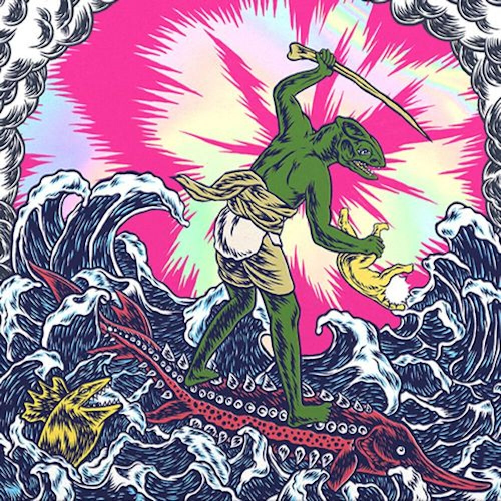 King Gizzard & The Lizard Wizard – Teenage Gizzard (Magenta/Yellow Splatter LP Vinyl) - Back