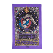 The Dead signed New York 2009 concert poster featuring bold psychedelic design with band member autographs and NYC skyline elements