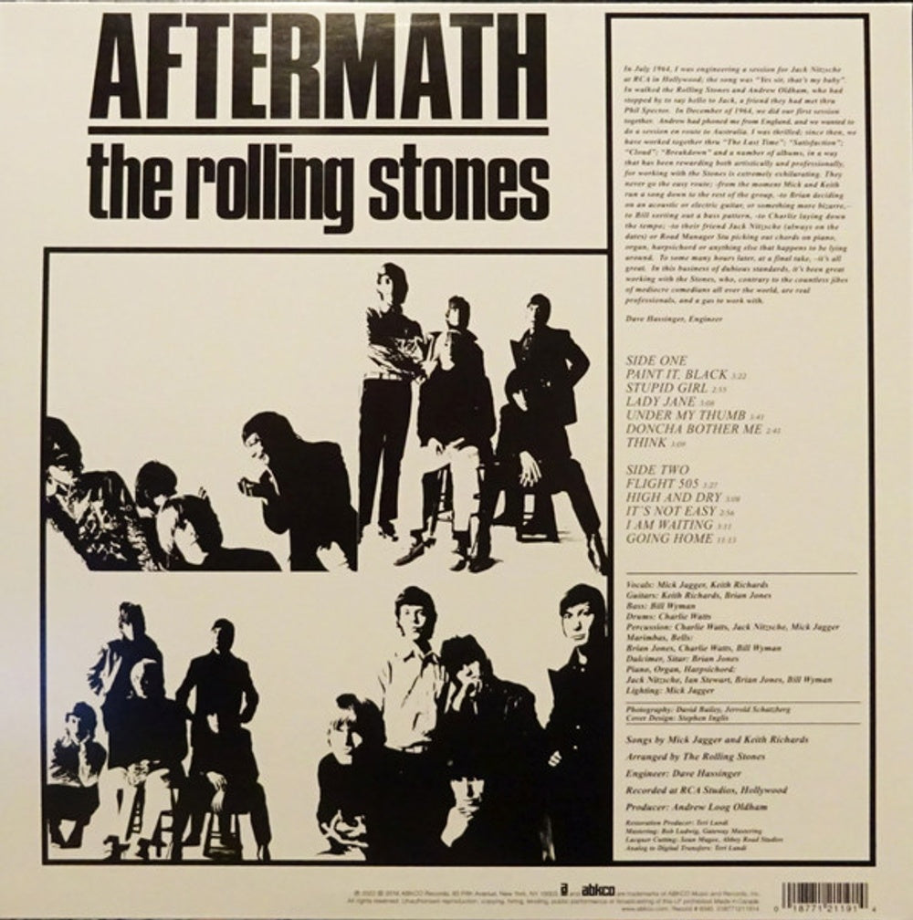 The Rolling Stones – Aftermath – Back Cover – Relix – 1000x1008px