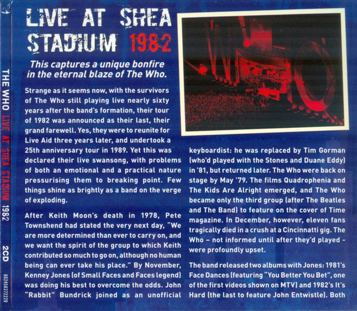 The Who – Live At Shea Stadium 1982 – Image – Relix – 1150x1000px