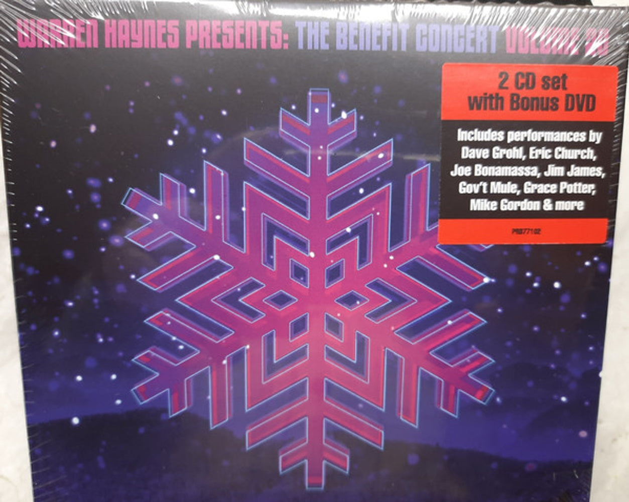 Warren Haynes – Warren Haynes Presents: The Benefit Concert Volume 20 (2CD / DVD) – Front Cover – Relix – 1253x1000px