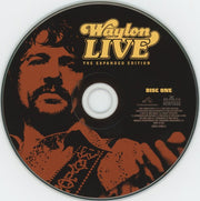 Waylon Jennings – Waylon Live (2-CD) – Label Disc – Relix – 1200x1200px