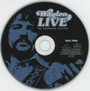 Waylon Jennings – Waylon Live (2-CD) – Label Disc – Relix – 1200x1200px